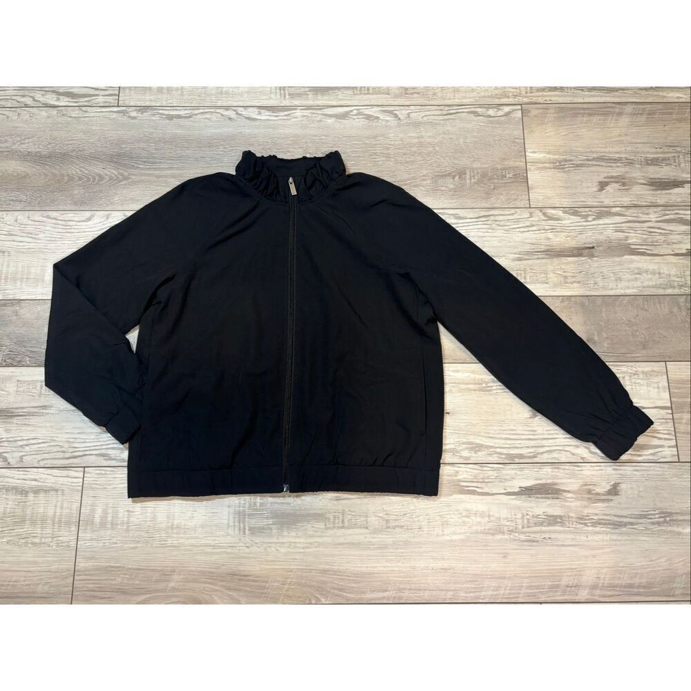 Jockey black bomber jacket, size L